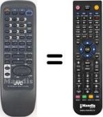 Replacement remote control JVC RM-SED452TRU