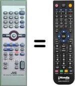 Replacement remote control JVC RM-SHXZ10A