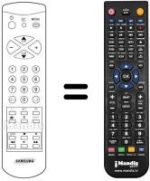 Replacement remote control Samsung CF3340Z