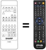 Replacement remote control RRMCG1011BMSA