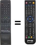 Replacement remote control Sharp RRMCG1023BMSA