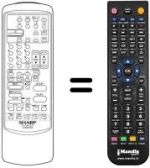 Replacement remote control RRMCG1286PESA