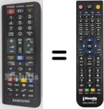 Replacement remote control Samsung UE46D8090YS/XZG