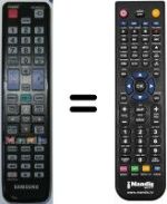 Replacement remote control Samsung UE46D5500