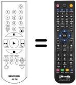 Replacement remote control REMCON1187