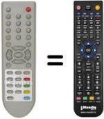 Replacement remote control REMCON1133