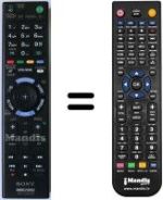 Replacement remote control Sony KDL-32EX729