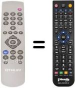 Replacement remote control QUADRIGA NS45H1