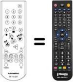 Replacement remote control REMCON1287