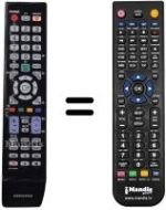 Replacement remote control Samsung UE40B7000WWXXN