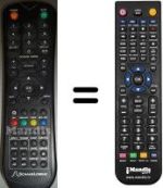 Replacement remote control Schaub Lorenz LD195-D13HB