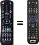 Replacement remote control Schaub Lorenz LD24-D09HDB