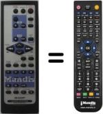 Replacement remote control Sharp RRMCGA155AWSA