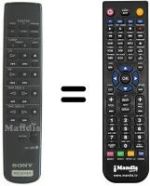 Replacement remote control Sony STRDE205