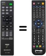 Replacement remote control Sony RM-PJ18