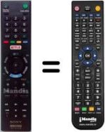 Replacement remote control Sony KDL-22CX32D