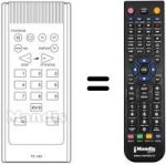 Replacement remote control Saba M4206F