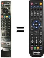Replacement remote control Panasonic TH-42PZ85E