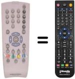 Replacement remote control REMCON1038
