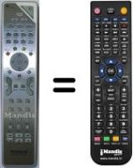 Replacement remote control Thomson 61JW642S