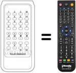 Replacement remote control Irradio 19SERIES