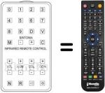 Replacement remote control Irradio REMCON080