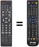 Replacement remote control United TVD9094 DVBT