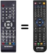 Replacement remote control Sunstech TL-1501D