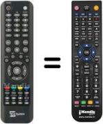 Replacement remote control Telesystem TS ULTRA 4K