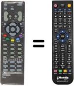 Replacement remote control Thomson 29DJ44E