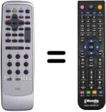 Replacement remote control RCT30100UNB