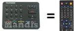 Replacement remote control RC1193S