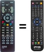 Replacement remote control Thomson DTH500S