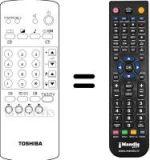 Replacement remote control Toshiba 2146DF