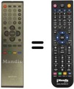 Replacement remote control CT-8015