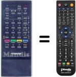 Replacement remote control Toshiba 80716B