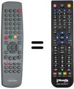 Replacement remote control Toshiba 37WL67