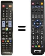 Replacement remote control Samsung UE55ES5500