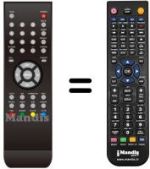 Replacement remote control United LTW20X81