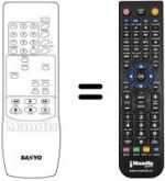 Replacement remote control REMCON424