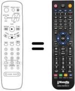 Replacement remote control Radiomarelli VTR8101