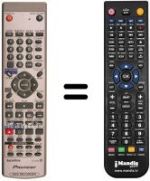 Replacement remote control REMCON1168