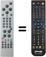 Replacement remote control Techwood LCD 1510