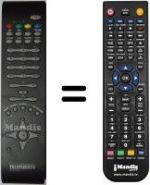Replacement remote control Telefunken TE22880FB6