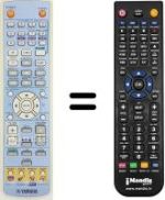 Replacement remote control Yamaha DVRS120
