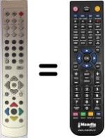 Replacement remote control RC-L6B