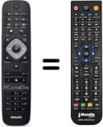 Replacement remote control Philips 37PFL4007H
