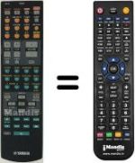 Replacement remote control Yamaha RAV254