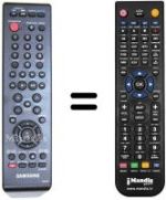 Replacement remote control Samsung DVD-R145