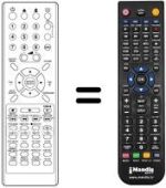 Replacement remote control NordMende NMHT1591SE